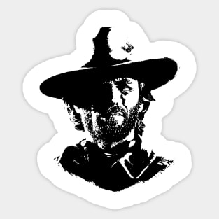 Clint Eastwood Portrait Sticker